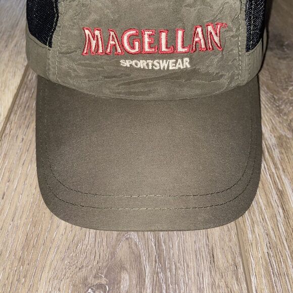 Magellan Sportswear Green Baseball Cap Hat Mesh Lightweight Adjustable - Picture 2 of 11